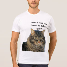 気難しい天使は話したいと思いません Tシャツ