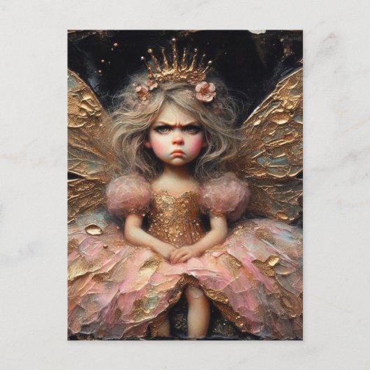 気難しい妖精 ポストカード (正面)