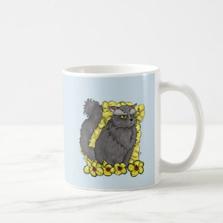 気難しい子猫のマグの平野 コーヒーマグカップ