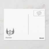 気難しい小さなはがきのLuci ポストカード (裏面)