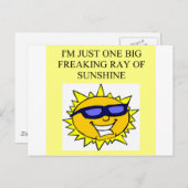 気難しい日差し ポストカード (正面/裏面)