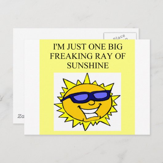 気難しい日差し ポストカード (正面/裏面)