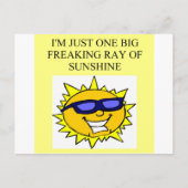 気難しい日差し ポストカード (正面)