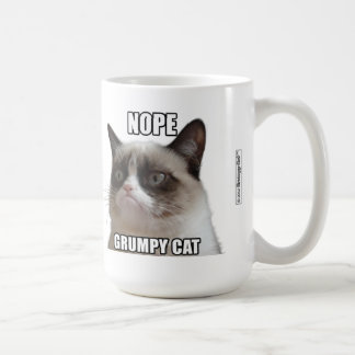 気難しい猫のマグ- NOPE。 気難しいCAT " コーヒーマグカップ