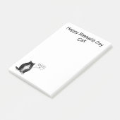 気難しい猫の父の日の後それノート ポストイット (アングル)