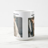 気難しい猫、皮肉朝人ではなく! コーヒーマグカップ (中央)