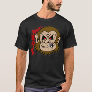 気難しい猿 Tシャツ