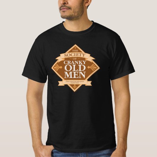 気難しい老人協会 Tシャツ (正面)