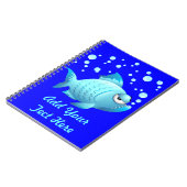 気難しい魚の漫画 ノートブック (左側)