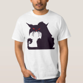 気難しい黒猫 Tシャツ