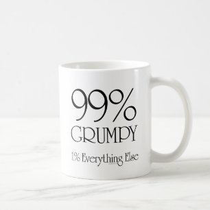 気難しい99% コーヒーマグカップ