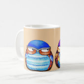 気難しい コーヒーマグカップ (正面左)