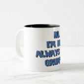 気難しい ツートーンマグカップ (正面左)