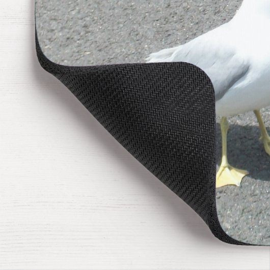 気難しいBeggerのカモメ動物のミーム マウスパッド (コーナー)