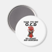 気難しく危険な鶏 マグネット (正面/裏面)