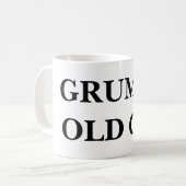 気難しく古いGITのマグ コーヒーマグカップ (正面左)