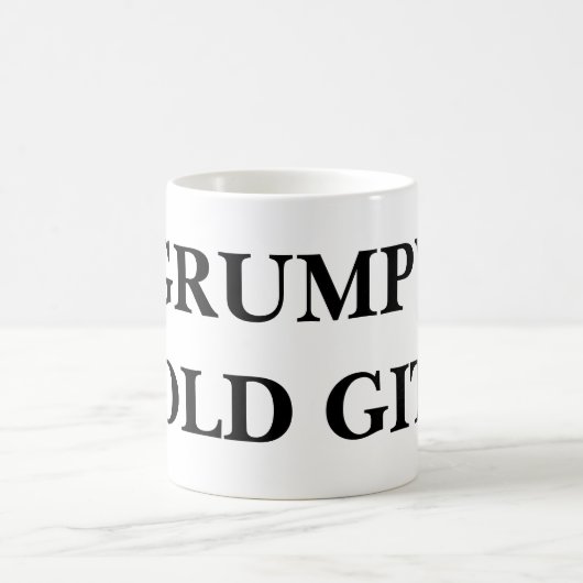 気難しく古いGITのマグ コーヒーマグカップ (中央)