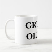 気難しく古いGITのマグ コーヒーマグカップ (左)
