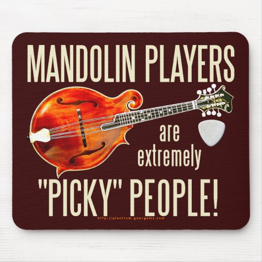 気難しなMandolinists マウスパッド (正面)