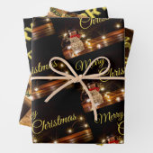 気高いメリークリスマスギフトラッピング紙! ラッピングペーパーシート (インサイチュ)