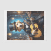 気高いラブラドールの遊犬のギター –  薄葉紙 (正面)