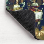 気高い家族の食事 マウスパッド (コーナー)