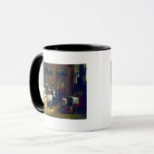 気高い家族の食事 マグカップ (正面左)