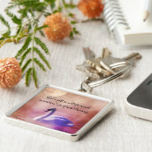 気高い白鳥 キーホルダー (側面)