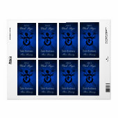 気高い紳士の騎士団クレストブルービアラベル ラベル (フルシート)
