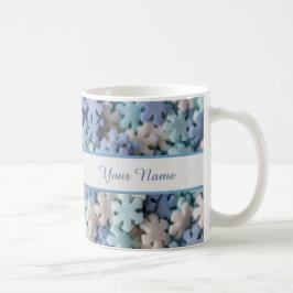 気高い雪のクリスマスマグカップをパーソナライズ コーヒーマグカップ