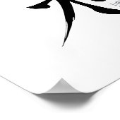 気 - 気 漢字 ポスター (角)