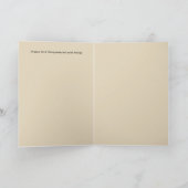 水あいさつカードに反射空白の象 カード (内部)