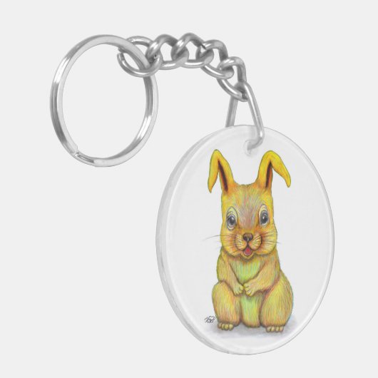 水うさぎ キーホルダー (正面左)