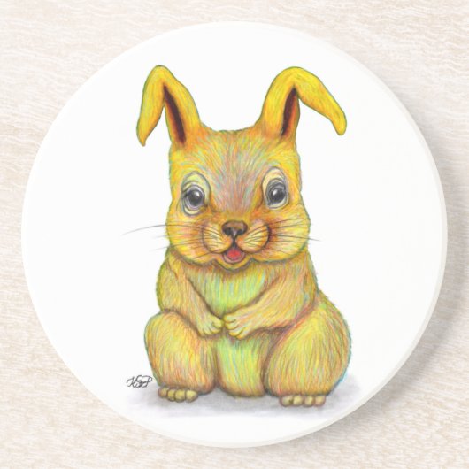 水うさぎ コースター (正面)