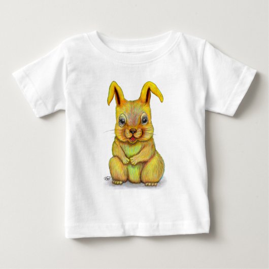 水うさぎ ベビーTシャツ (正面)