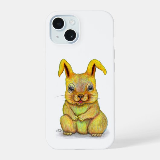 水うさぎ iPhone 15ケース (裏面)