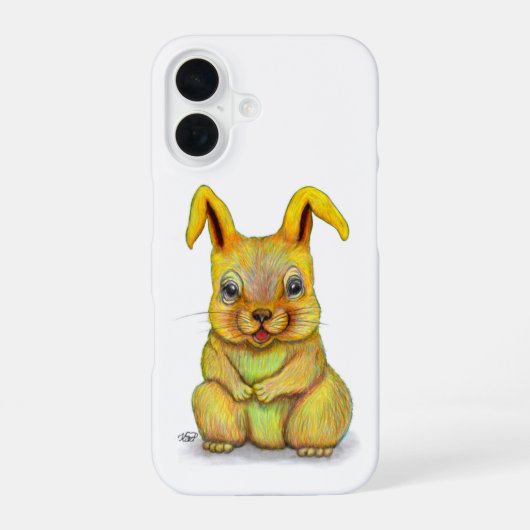 水うさぎ iPhone 16ケース (裏面)