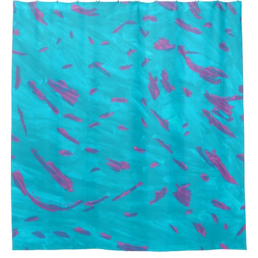 水おもしろいシャワーカーテン シャワーカーテン (正面)