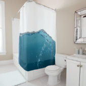 水おもしろいノベルティユーモアアート シャワーカーテン (インサイチュ)