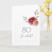 水おもしろいモダン色フローラ60誕生日 カード (黄色い花)