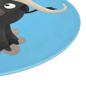 水おもしろいランニング牛マンガ カッティングボード (角)