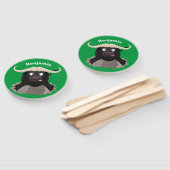 水おもしろいランニング牛マンガ ハンドファン (組立なし)