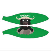 水おもしろいランニング牛マンガ ミニバスケットボール (パネル)