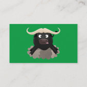 水おもしろいランニング牛マンガ 名刺 (裏面)