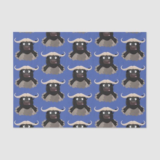 水おもしろいランニング牛マンガ 薄葉紙 (正面)