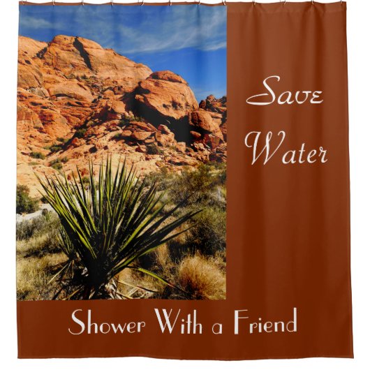 水おもしろい救域風景シャワーカーテン シャワーカーテン (正面)