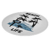 水おもしろい波 カッティングボード (角)