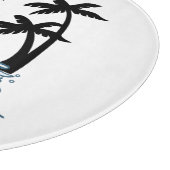 水おもしろい波 カッティングボード (角)