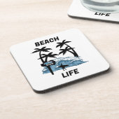 水おもしろい波 コースター (左側)