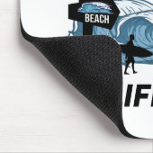 水おもしろい波 マウスパッド (コーナー)